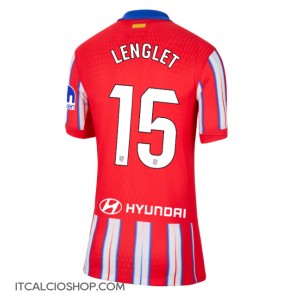 Atletico Madrid Clement Lenglet #15 Prima Maglia Femmina 2024-25 Manica Corta
